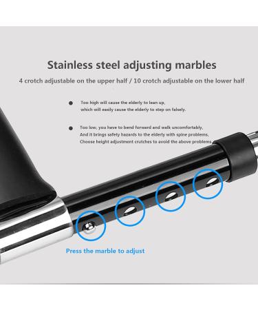 Lightweight Crutches are The Best Choice for Recovery 2 Ergonomic Adult Adjustable Walkers Aluminum Medical-Grade Crutches with Forearm Support Black Fashionable Bathing in Sunlight - Buy Online on GoSupps.com