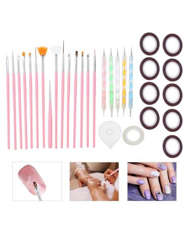 Nail Art Polish Brush Set - Professional Nail Painting & Drawing Tools for Manicure & Dotting - International Shipping Available - Buy Online on GoSupps.com
