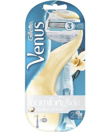 Buy Venus Comfortglide Vanilla Ladies Razor | No Shaving Cream Required | Official Razor with 1 Blade - International Shipping - Buy Online on GoSupps.com