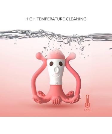 Food Grade Silicone Octopus Teether - Safe Bite & Heat Resistant Baby Teething Toy for International Shipping - Buy Online on GoSupps.com