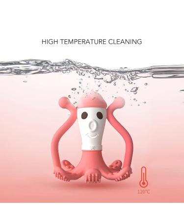 Premium Baby Tooth Toy Bei ring - Silicone Kraken Teething Ring | Food-Grade Bite-Proof & Heat-Resistant for Teething Relief - Buy Online on GoSupps.com