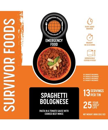 Spaghetti Bolognese (Survivor Foods Range) - Buy Online on GoSupps.com