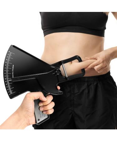 QWORK Caliper K rperfettzange Pr zises K rperfettmessger t f r internationale Nutzer | Fettzange f r Fitness und Gesundheit - Buy Online on GoSupps.com