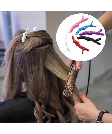 TRKETK 12 Pieces Crocodile Clips Hair Alligator Clips Professional Styling Hair Clips Hair Sectioning Clips Plastic Hair Barrettes with Nonslip Grip and Wide Teeth for Hair Salon Styling Home Use - Buy Online on GoSupps.com