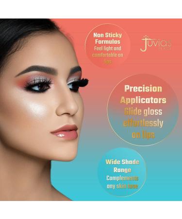Juvia's Place Lip Reflect Non-Sticky Lip Gloss - Hydrating Long-Lasting Tinted Makeup for Glowy Lips - Kiss Me Shade 0.16oz - Buy Online on GoSupps.com