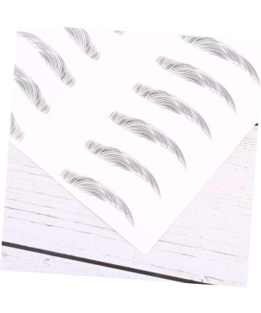 Baluue 2 Pairs Artificial Eyebrow Patch Dual-ended Eyebrow Pencil Simulation Eyebrow Clear Brow Gel Tear - Buy Online on GoSupps.com