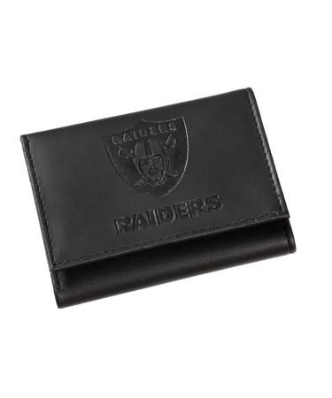 Team Sports America NFL Tri-Fold Wallet, Black Oakland Raiders