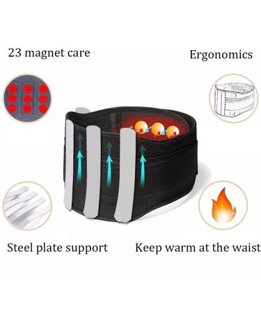 XXL Lumbar Support Back Bandage for Men & Women | Breathable Support Belt for Lower Back Pain Relief - Buy Online on GoSupps.com
