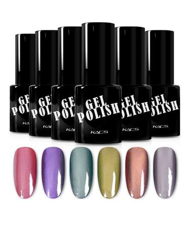 Kads Nail Polish Glamorous Cat Eye Gel Magnetic UV Gem Look 1