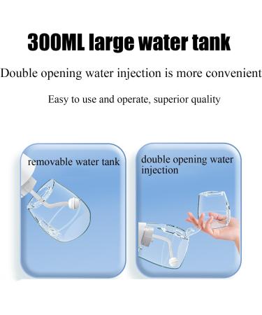 RKXKJ Electric Ear Wax Remover with 4 Modes & 300ML Water Tank - IPX6 Waterproof - Gentle for Sensitive Ear Canals - Buy Online on GoSupps.com