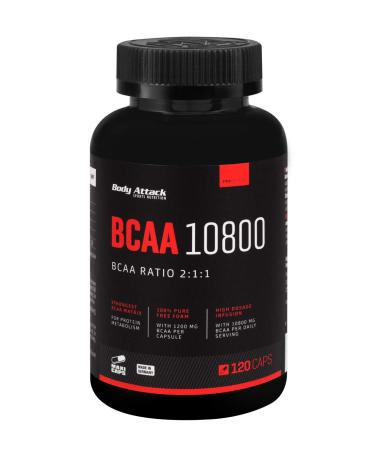 Body Attack BCAA 10 800 1 pack (1 x 120 capsules)