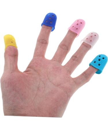 Veemoon 40 Pcs Silicone Finger Cots & Stalls for Guitar & Ukulele Comfortable Nonslip Fingertip Caps in Assorted Colors - Buy Online on GoSupps.com
