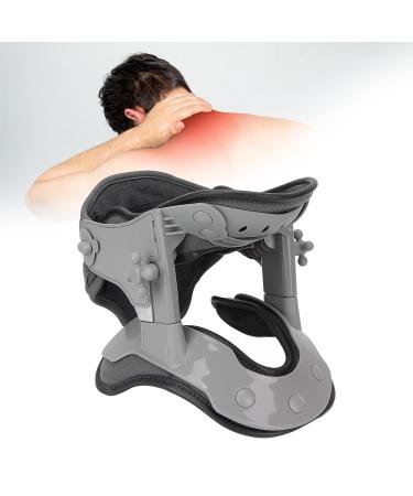 Neck Traction Device with 3 Gears - Adjustable Temperature Heat Support Bandage for Cervical Stretching & Pain Relief - Buy Online on GoSupps.com