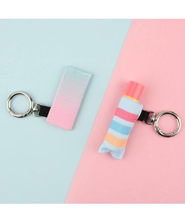 Beautyflier Minimalist Lip Balm Holder Keychain - Geometry Design - Buy Online on GoSupps.com