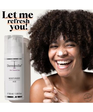 Buy Dermaroller Natural Moisturizing ACE Cream - Hyaluronic Acid & Oils for Anti-Aging | 1.7 oz - Buy Online on GoSupps.com