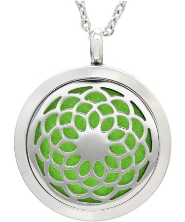 Trendy Women's Diffuser Pendant Necklace | Essential Oil Locket & Choker Jewelry - Buy Online on GoSupps.com