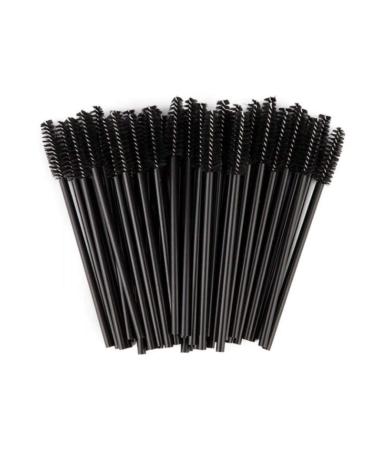 Profico 50 pieces of eyelash brushes disposable eyelashes brush eyelash brush set mascara brush mascara application eyelash brush for eyelash extensions (black)