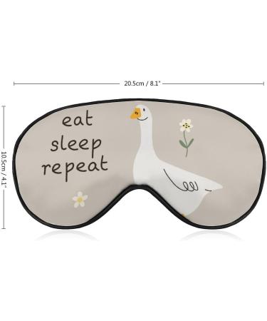 Soft Blackout Eye Mask for Sleeping | Adjustable Straps & Adorable Farm Birds | Travel Eye Mask for Women - No Pressure Comfort - Buy Online on GoSupps.com
