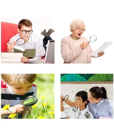 Spacmirrors Magnifying Glass 10x Magnification Handheld for Metallic Gold Fashion and N Magnifier - Buy Online on GoSupps.com