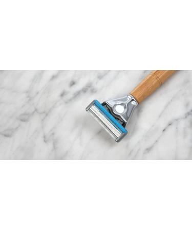 Bulldog Razor for Sensitive Skin - Eco-Friendly Bamboo Handle | 2-Pack | Best International Shipping - Buy Online on GoSupps.com