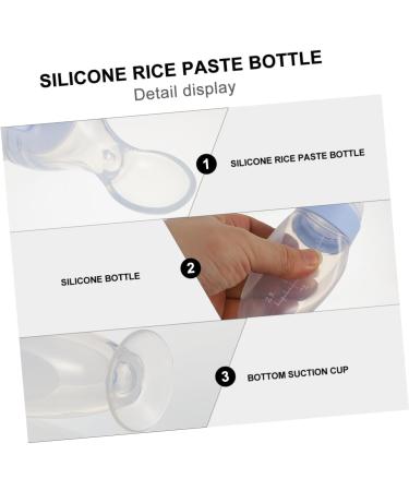 Ibasenice 3-Pack Silicone Grain Feeder Bottles | Muesli & Rice Cereal Feeding | Baby-Friendly 21x5x5cm | International Shipping Available - Buy Online on GoSupps.com