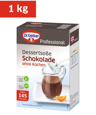 Dr. Oetker Professional Chocolate Dessert Sauce Powder 1kg - No Cooking Required | International Shipping - Buy Online on GoSupps.com