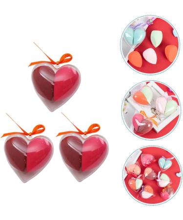 DOITOOL 3 Boxes Heart-shaped Makeup Sponge Beauty Sponges Face Powder Sponge Powder Puff Applicator Makeup Powder Puffs Blending Sponge Tool Travel So Soft Cream Hydrophilic Polyurethane 9x6cm As Shown - Buy Online on GoSupps.com