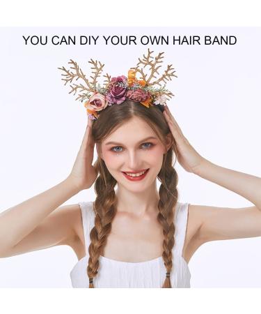 Androxeda 5-Piece Plastic Headbands with Teeth | DIY 10mm Wide Hairbands for All Hair Types - Buy Online on GoSupps.com