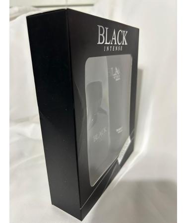Black Intense for Men Gift Set of 2 pieces Cologne Eau De Toilette 1.7 fl oz After Shave 2.8 fl oz - Buy Online on GoSupps.com