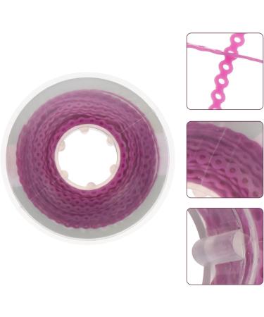 Faruta Colorful Orthodontic Elastic Chain - Violet Tooth Power Chains & Rubber Coil for Braces - Buy Online on GoSupps.com