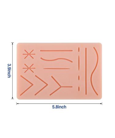 Ultrassist Upgraded Suture Pad for Medical and Vet Students - 3 Layers, 14 Wounds, Rip-Resistant Mesh - Ideal for Training Practice - Buy Online on GoSupps.com