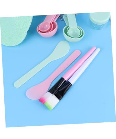 Angoily 2 Mud Masks Applicator Mask Applicator Brush Cosmetic Spatula Facial Masks Silicone Spoon Spatula Facial Mask Bowl Skin Care Spatula Makeup Make up Makeup Brush - Buy Online on GoSupps.com