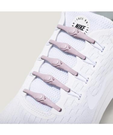HICKIES Elastic Tie-Free Shoelaces 2.0 New - Chalk Lilac | Shop Internationally for Comfort & Style - Buy Online on GoSupps.com
