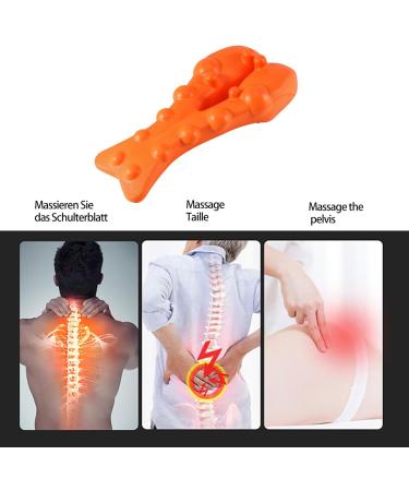 Jiazhouhb Neuleben Back Extensor | Ergonomic Trigger Point Massager for Pain Relief & Physical Health - 2 Pieces - Buy Online on GoSupps.com