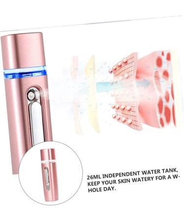 Mikinona Hydrating Instrument Face Hydrating Moisturizer Mist Sprayer Portable Face Steamer Facial Mini Face Steamer Moisturizer for Face Sprayer Moisturizing Sprayer for Skin Care Abs - Buy Online on GoSupps.com