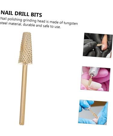 minkissy Carving Head Sturdy Sander Sanding File Polish Bit Accessory Tools Removing Polishing Acrylic Steel Cuticle Remove Replacement Supplies Grinding Carbide - Buy Online on GoSupps.com