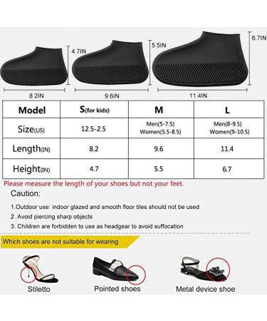 ZOEAST Waterproof Silicone Shoe Covers - Reusable, Non-Slip Overshoes for Rain, Snow, Indoor Use - Men, Women, Kids Large White - Buy Online on GoSupps.com