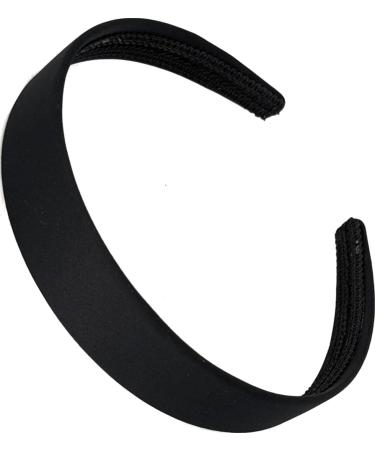 2.5cm (1") Matte Fabric Plastic Alice Band Hair Band Headband No Teeth for Women Girls by Glitz4Girlz (Black) - Buy Online on GoSupps.com