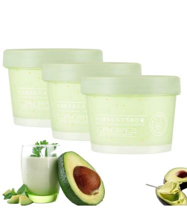 Squalane Reduce Celluli Body Scrub Organic Avocado Body Scrub Exfoliating Scrub for Dull Skin Smooth & Tight Body Scrub for Body Deeply Cleaning