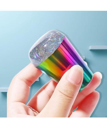 Brussel Colorful Rainbow Silicone Nail Stamp - 1x Jelly Nail Art Stamping Plate & Manicure Templates (Image Plate Stamp 2#) | International Shipping Available - Buy Online on GoSupps.com