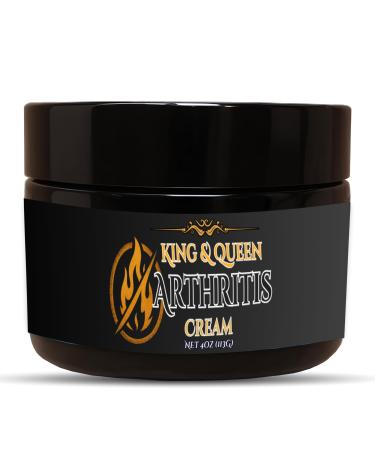 Joint Comfort Cream Mobility & Stiffness Support | Ashwagandha Rhodiola Ginseng Schisandra Magnesium | Arthritis Cream 4 oz King & Queen Wellness
