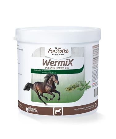 Aniforte Wermix powder for horses & ponies 250g - natural herbs proven alternative for 10 years support from saponins bitter substances thyme wormwood & sage herbs 250 g (1 Pack)