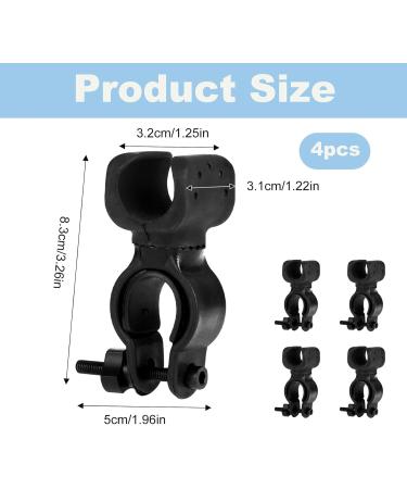 BSYFOP 4Pcs Stick Safe Walking Stick Holder - 360 Rotation Crutch Holder for Mobility Scooter, Rollator, Walker, Wheelchair - Buy Online on GoSupps.com