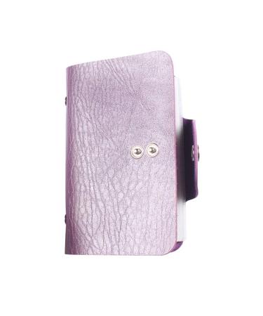 FingerAngel Purple Nail Art Stamping Plate Organizer - 6X12cm Size Plate Set Tool in Purple Case - Buy Online on GoSupps.com