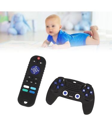 Remote-Controlled Silicone Bite Toys for Babies - BPA-Free Educational & Sensory Play: Colorful Gum Massage Fun (Blue Cyan) - Buy Online on GoSupps.com