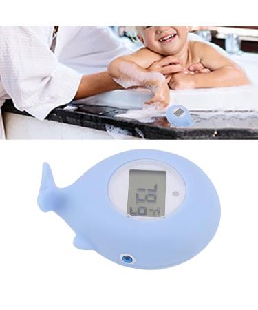 Whale Shaped Water Thermometer - Baby Bath Floating Toy with Silent Alarm - Buy Online on GoSupps.com