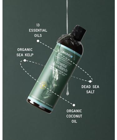 Aleavia Coastal Woodlands Mens Body Cleanse Travel Size Organic & All-Natural Prebiotic Body Wash for Men Woodsy Notes Scented with 13 Essential Oils Nourish Your Skin Microbiome 2 Oz. - Buy Online on GoSupps.com