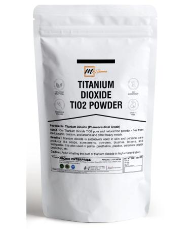 mGanna 100% Natural Non-nano & Uncoated Titanium Dioxide Powder for Skin Hair and Health Care 0.5 LBS / 227 GMS