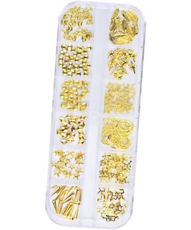 Housoutil 2 Boxes Nail Art Decoration Manicure Decoration Nail Decor Metal Kid Hair Diy Nail Accessories Nail+polish Spider Vein Glamorette Crown for Girls Rose Gold Nail Drill - Buy Online on GoSupps.com