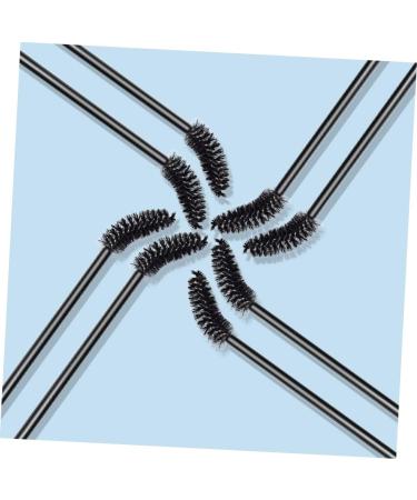 NOLITOY 200 Pcs Elbow Mascara Brush Lash Mascara Lash Accessories False Plastic Make up Eyelash Tool Travel 9.7x0.6cmx4pcs Blackx4pcs - Buy Online on GoSupps.com